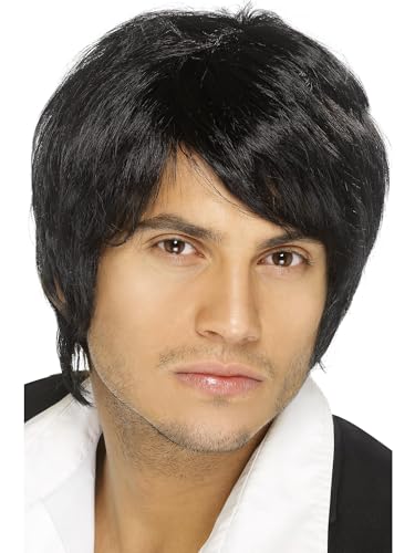 Smiffys Boyband Perücke, Schwarz, Kurzer Stil Smiffys Boyband Perücke, Schwarz, Kurzer Stil von Smiffys