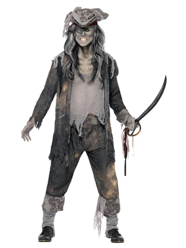 Halloween! Smiffys Kostüm Geisterschiff-Ghul, mit Frack, Hose und Hut Halloween! Smiffys Kostüm Geisterschiff-Ghul, mit Frack, Hose und Hut von Smiffys