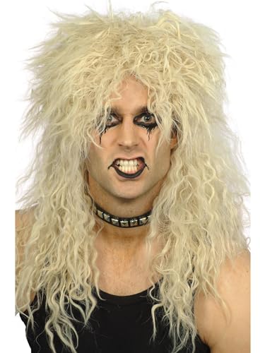 Smiffys Hardrocker Perücke, Blond, Lang strubbelig Smiffys Hardrocker Perücke, Blond, Lang strubbelig von Smiffys