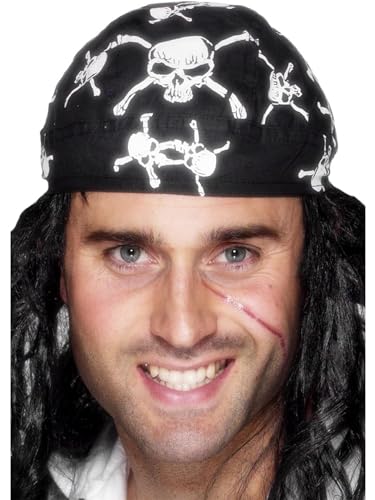 Pirate Bandana, Skull and Crossbones Design von Smiffys