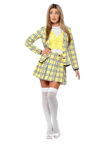 Smiffys Clueless Cher Kostüm, Gelb, mit Rock, Oberteil, Jacke & Kniestrümpfen Smiffys Clueless Cher Kostüm, Gelb, mit Rock, Oberteil, Jacke & Kniestrümpfen von Smiffys
