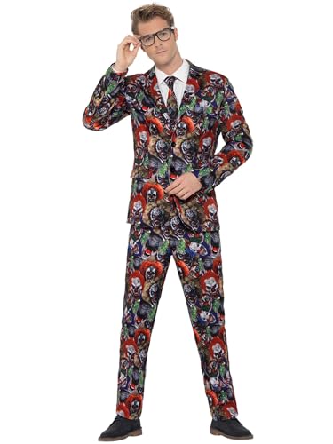 Smiffys Böser-Clown-Anzug, Mehrfarbig, mit Jacke, Hose und Krawatte Smiffys Böser-Clown-Anzug, Mehrfarbig, mit Jacke, Hose und Krawatte von Smiffys
