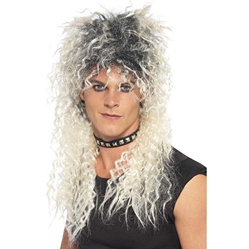 Smiffys 42180 - Herren Hard Rocker Perücke, Zerzaust, One Size, blond Smiffys 42180 - Herren Hard Rocker Perücke, Zerzaust, One Size, blond von Smiffys