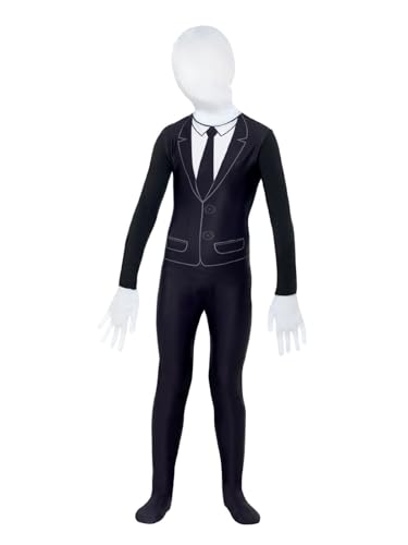 Smiffys Übernatürlicher Junge Kostüm, Schwarz und Weiß, mit Bodysuit von Smiffys