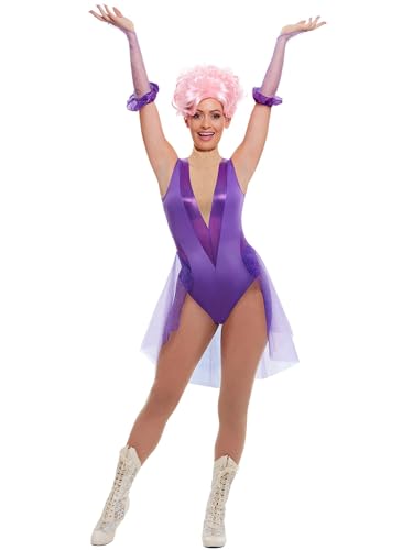 Trapeze Artist Costume, Purple (M) von Smiffys