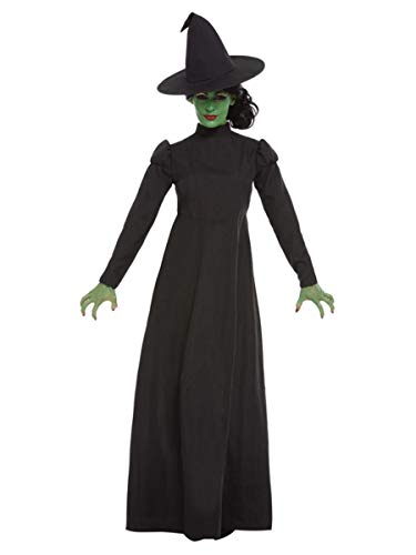 Wicked Witch Costume, Black (S) von Smiffys