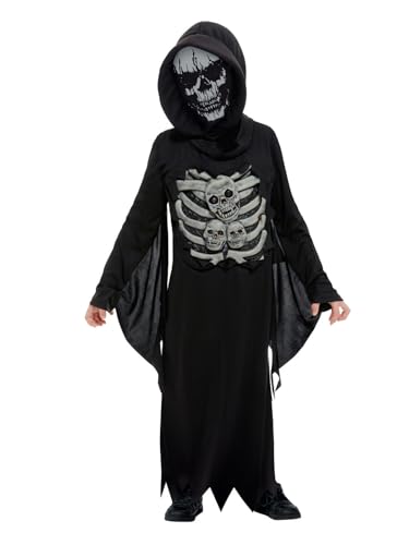 Skeleton Reaper Costume, Black (L) von Smiffys