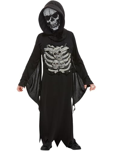 Skeleton Reaper Costume, Black (M) von Smiffys