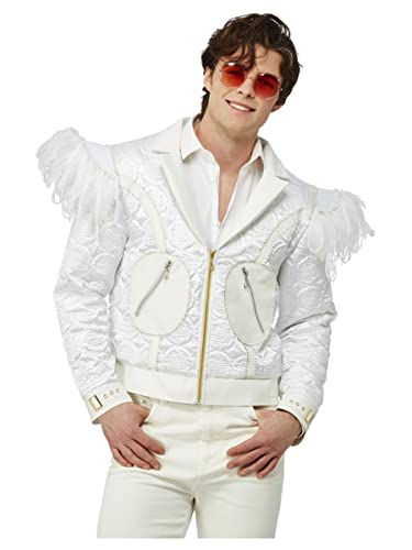 Elton John Feather Jacket von Smiffys