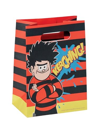 Smiffys 51544 Offiziell lizenzierte Beano Tableware Partytüten x8, Unisex Kinder, Rot & Schwarz, Einheitsgröße von Smiffys