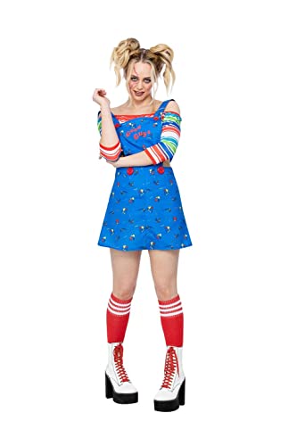 Smiffys Chucky Kostüm, Schürzen-Minikleid & Oberteil von Smiffys