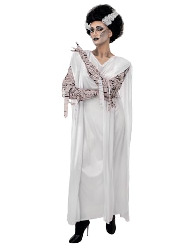 Smiffys Universal Monsters, Braut von Frankenstein-Kostüm, Kleid mit Bandagen & Handschuhen Smiffys Universal Monsters, Braut von Frankenstein-Kostüm, Kleid mit Bandagen & Handschuhen von Smiffys