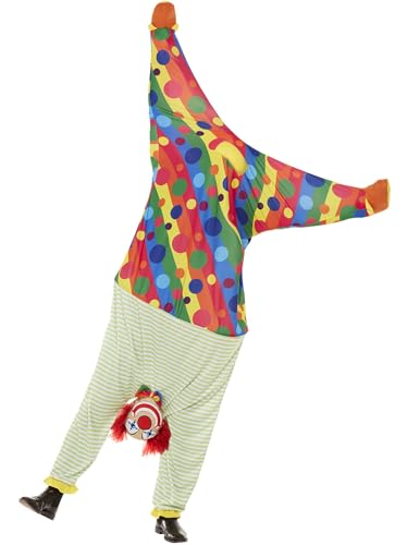 Upside Down Clown Costume, All In One von Smiffys