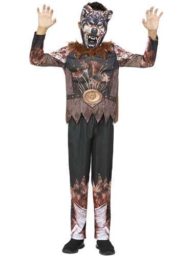 Werewolf Warrior Costume - Top, Trousers & EVA Mask - M von Smiffys