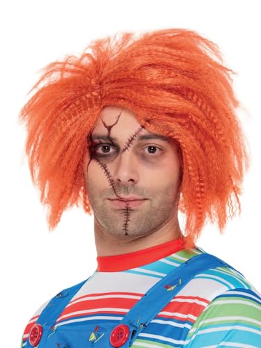 Smiffys Chucky-Perücke, Fuchsrot von Smiffys