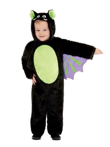 Toddler Bat Costume, Black von Smiffys