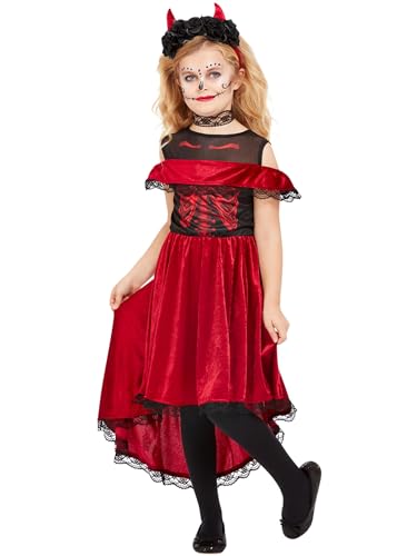 Smiffys DOTD Teufel Kostüm, Rot, Kleid und Stirnband Smiffys DOTD Teufel Kostüm, Rot, Kleid und Stirnband von Smiffys