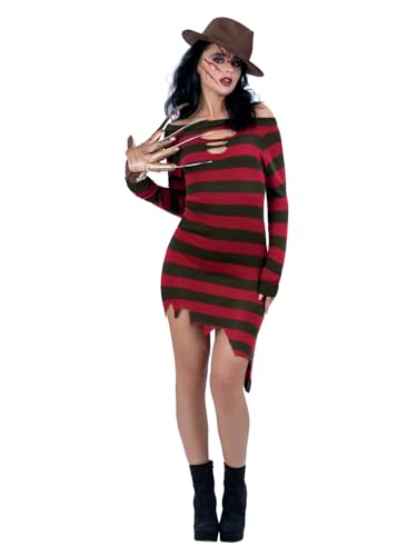 Smiffys A Nightmare On Elm Street, Freddy Krueger, Kostüm, Strickkleid Smiffys A Nightmare On Elm Street, Freddy Krueger, Kostüm, Strickkleid von Smiffys