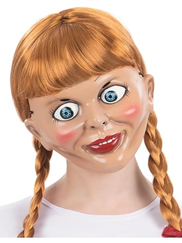 Smiffys Annabelle-Maske, Kunststoff von Smiffys