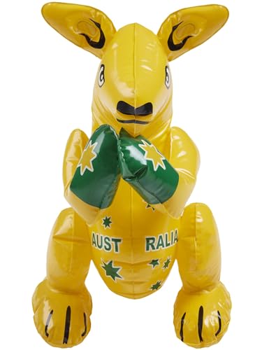 Smiffys Aufblasbares Känguru, Gelb, mit Australien-Druck Smiffys Aufblasbares Känguru, Gelb, mit Australien-Druck von Smiffys