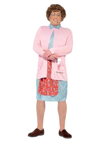 Smiffys Ausgepolstertes Kostüm Mrs Brown, Rosa, Kleid, Strickjacke, Perücke, Brille, Taschentuch Leberfleck Smiffys Ausgepolstertes Kostüm Mrs Brown, Rosa, Kleid, Strickjacke, Perücke, Brille, Taschentuch Leberfleck von Smiffys