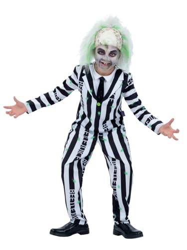 Smiffys Beetlejuice-Kostüm, Jacke mit Mock-Shirt, Krawatte und Hose Smiffys Beetlejuice-Kostüm, Jacke mit Mock-Shirt, Krawatte und Hose von Smiffys