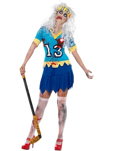 Smiffys Blutige Hockeyschläger-Requisite, 97 cm, Halloween-Kostüm, Waffenzubehör für Erwachsene und Kinder, gruseliges Kostüm, Requisite für Horrorpartys, Zombie-Outfits, Cosplay, Spukhaus und Smiffys Blutige Hockeyschläger-Requisite, 97 cm, Halloween-Kostüm, Waffenzubehör für Erwachsene und Kinder, gruseliges Kostüm, Requisite für Horrorpartys, Zombie-Outfits, Cosplay, Spukhaus und von Smiffys