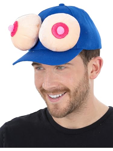 Smiffys Boob Schirmmütze, Blau Baseball Cap mit Plüsch Neuheit Brüste Erwachsene Humor Kopfbedeckung für Junggesellenabschiede, Festivals & Fasching Kostüm Zubehör Smiffys Boob Schirmmütze, Blau Baseball Cap mit Plüsch Neuheit Brüste Erwachsene Humor Kopfbedeckung für Junggesellenabschiede, Festivals & Fasching Kostüm Zubehör von Smiffys
