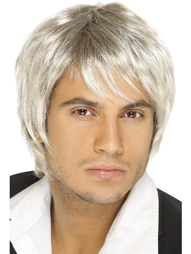 Smiffys Boyband Perücke, Hellblond und braun, Kurzer Stil Smiffys Boyband Perücke, Hellblond und braun, Kurzer Stil von Smiffys
