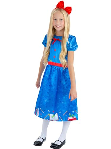 Smiffys Buchwurmkostüm, mit Kleid und Stirnband von Smiffys