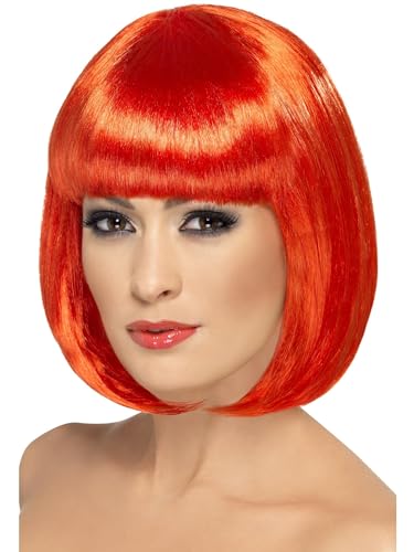 Smiffys Partyrama Perücke, 12 Zoll, Rot, Kurzer Bob mit Pony Smiffys Partyrama Perücke, 12 Zoll, Rot, Kurzer Bob mit Pony von Smiffys