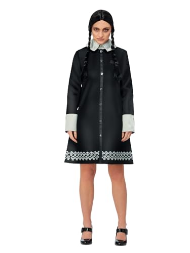 Smiffys Das Mittwochskostüm der Familie Addams, Kleid und Perücke Smiffys Das Mittwochskostüm der Familie Addams, Kleid und Perücke von Smiffys