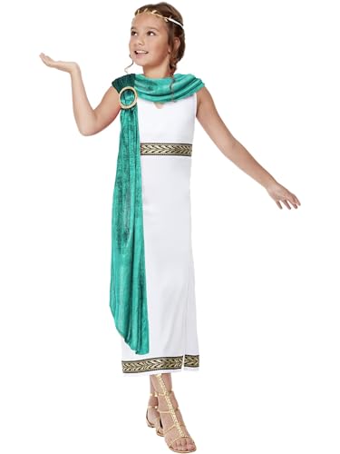 Smiffys Deluxe-Kostüm Römisches Kaiserreich Königinnentoga, Weiß, Kleid und Stirnband Smiffys Deluxe-Kostüm Römisches Kaiserreich Königinnentoga, Weiß, Kleid und Stirnband von Smiffys