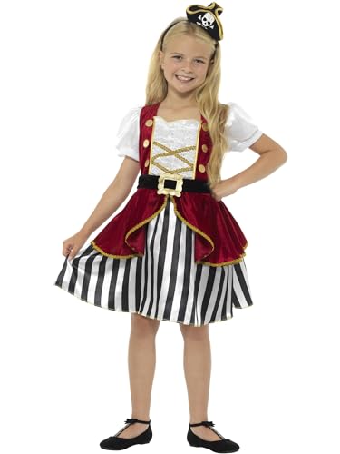 Smiffys Deluxe Piratenbraut-Kostüm, Rot und Schwarz, mit Kleid und Hut Smiffys Deluxe Piratenbraut-Kostüm, Rot und Schwarz, mit Kleid und Hut von Smiffys