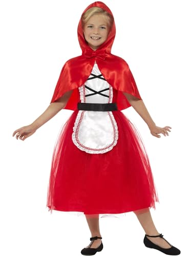 Smiffys Deluxe Rotkäppchen-Kostüm, Rot, mit Kleid und Kapuze Smiffys Deluxe Rotkäppchen-Kostüm, Rot, mit Kleid und Kapuze von Smiffys
