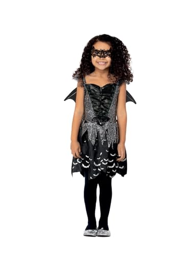 Smiffys Dunkle Fee-Kostüm, Kleid, Flügel & Augenmaske Smiffys Dunkle Fee-Kostüm, Kleid, Flügel & Augenmaske von Smiffys