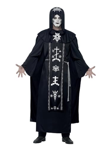 Smiffys Dunkle Künste Ritual Kostüm, Schwarz, mit Kapuzenrobe & Gürtel Smiffys Dunkle Künste Ritual Kostüm, Schwarz, mit Kapuzenrobe & Gürtel von Smiffys