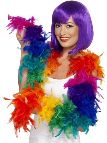 Smiffys Federboa Regenbogen, 80 g von Smiffys