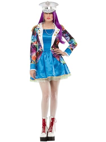 Smiffys Fiesta-Kleid, Mehrfarbig, mit edler Zierleiste von Smiffys