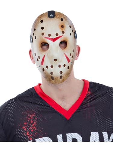 Smiffys Friday the 13th, Jason Voorhees, Eishockey-Maske, Kunststoff Smiffys Friday the 13th, Jason Voorhees, Eishockey-Maske, Kunststoff von Smiffys
