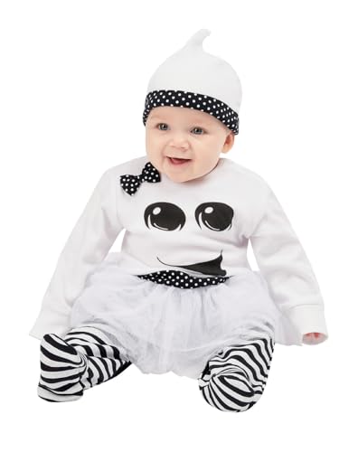Smiffys Geistermädchen Baby, Schwarz & Weiß, Einteiler mit Tutu & Hut Smiffys Geistermädchen Baby, Schwarz & Weiß, Einteiler mit Tutu & Hut von Smiffys