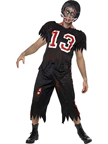 Smiffys Halloween Kostüm High School Horror Footballspieler, mit Oberteil, Hose und Helm von Smiffys