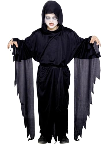 Smiffys Halloween Kostüm Schreiergespenst, Schwarz, mit Kapuzengewand und Gürtel Smiffys Halloween Kostüm Schreiergespenst, Schwarz, mit Kapuzengewand und Gürtel von Smiffys