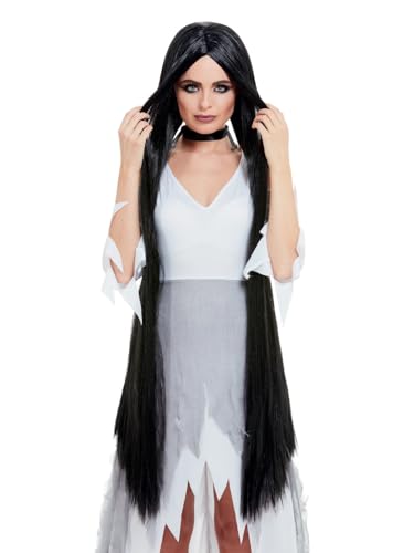 Smiffys Hexen-Perücke, Extra lang, Schwarz, 120 cm Smiffys Hexen-Perücke, Extra lang, Schwarz, 120 cm von Smiffys