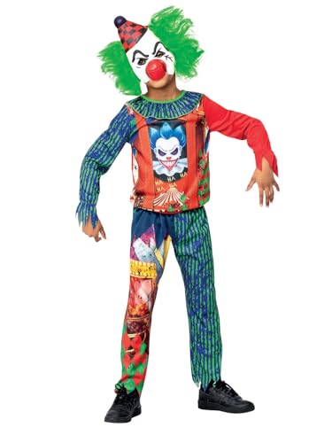 Smiffys Horrorclown-Kostüm, Oberteil, Hose & Maske aus EVA-Schaumstoff Smiffys Horrorclown-Kostüm, Oberteil, Hose & Maske aus EVA-Schaumstoff von Smiffys