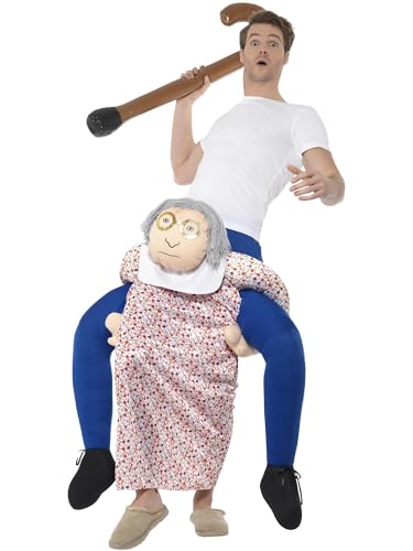 Smiffys Huckepack Großmutterkostüm, Mehrfarbig, Einteiler mit falschen Beinen Smiffys Huckepack Großmutterkostüm, Mehrfarbig, Einteiler mit falschen Beinen von Smiffys