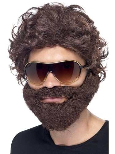 Smiffys Jungegesellenabschied-Kit, Braun, mit Perücke, Bart und Sonnenbrille Smiffys Jungegesellenabschied-Kit, Braun, mit Perücke, Bart und Sonnenbrille von Smiffys