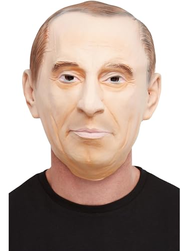 Smiffys Kamerad Latexmaske, Hautfarben, Bedeckt den ganzen Kopf von Smiffys
