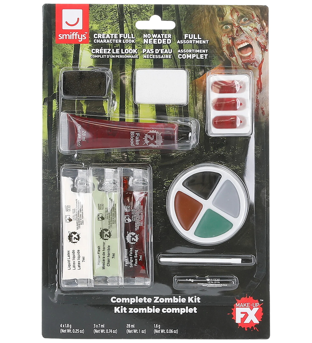 Smiffys Kinderschminke - Kompletter Zombie - Braun/Grün - Smiffys - One Size - Schminke Smiffys Kinderschminke - Kompletter Zombie - Braun/Grün - Smiffys - One Size - Schminke von Smiffys