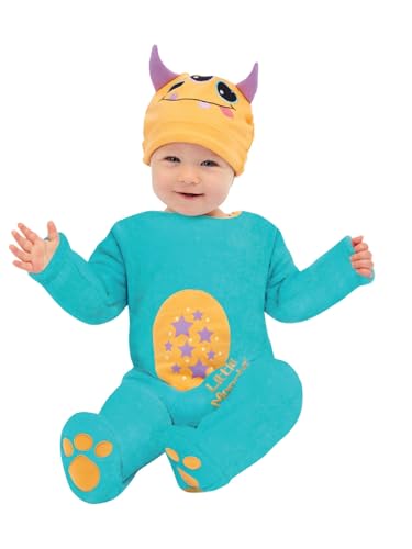 Smiffys Kleines Monster Baby, Blau, Einteiler und Hut Smiffys Kleines Monster Baby, Blau, Einteiler und Hut von Smiffys